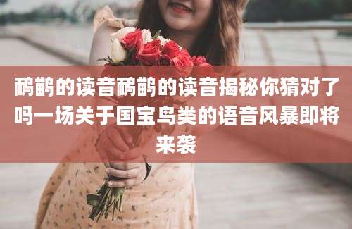 鸸鹋的读音鸸鹋的读音揭秘你猜对了吗一场关于国宝鸟类的语音风暴即将来袭