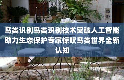 鸟类识别鸟类识别技术突破人工智能助力生态保护专家惊叹鸟类世界全新认知