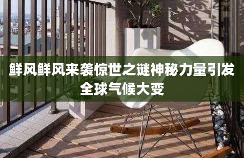 鲜风鲜风来袭惊世之谜神秘力量引发全球气候大变