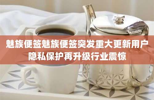 魅族便签魅族便签突发重大更新用户隐私保护再升级行业震惊