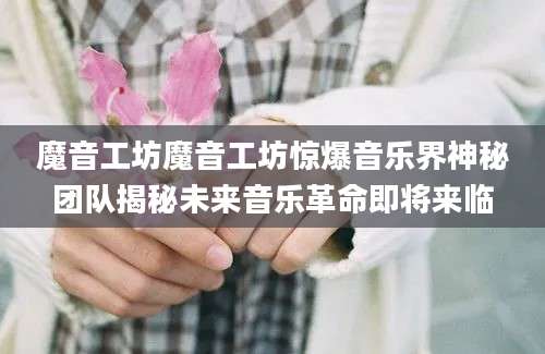 魔音工坊魔音工坊惊爆音乐界神秘团队揭秘未来音乐革命即将来临