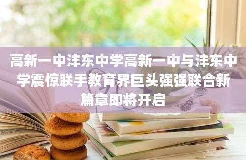 高新一中沣东中学高新一中与沣东中学震惊联手教育界巨头强强联合新篇章即将开启