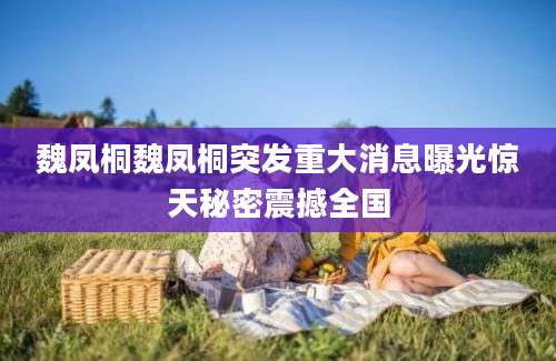 魏凤桐魏凤桐突发重大消息曝光惊天秘密震撼全国
