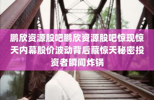 鹏欣资源股吧鹏欣资源股吧惊现惊天内幕股价波动背后藏惊天秘密投资者瞬间炸锅