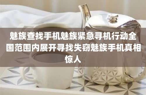 魅族查找手机魅族紧急寻机行动全国范围内展开寻找失窃魅族手机真相惊人
